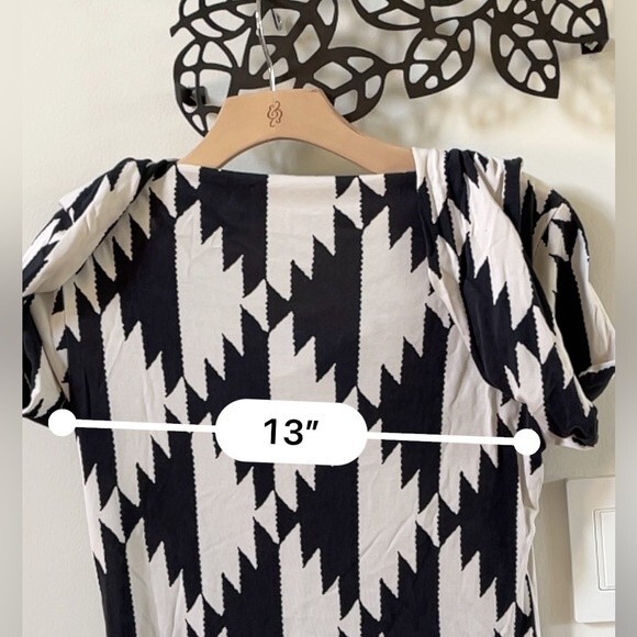 Diane Von Furstenberg Lorah Silk Long Sleeve Mini Dress Hound Aztec Print 8 - Picture 9 of 12